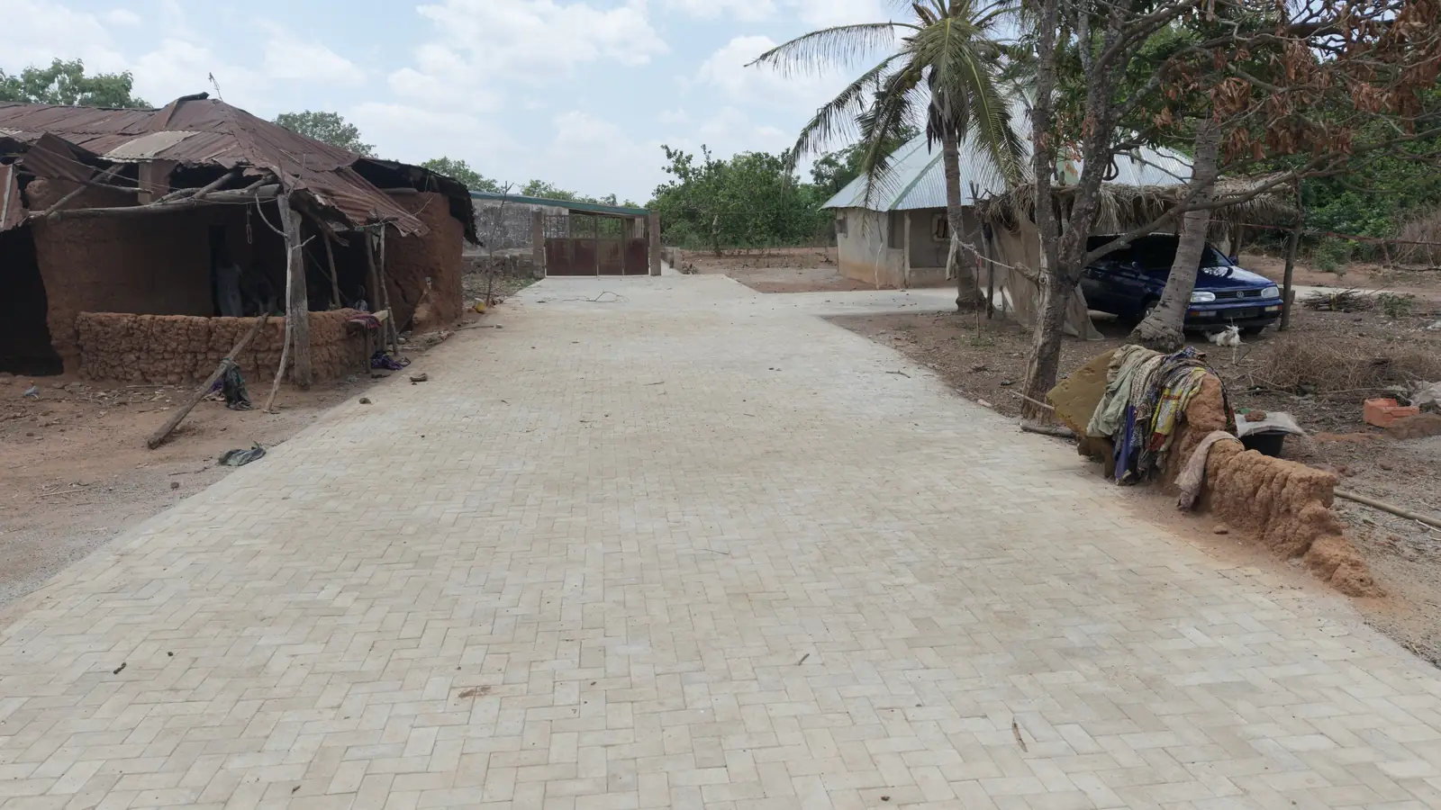 Construction of Interlock Pavement at Alangua Agbona Palace, Asa L.G.A (Direct Labour)