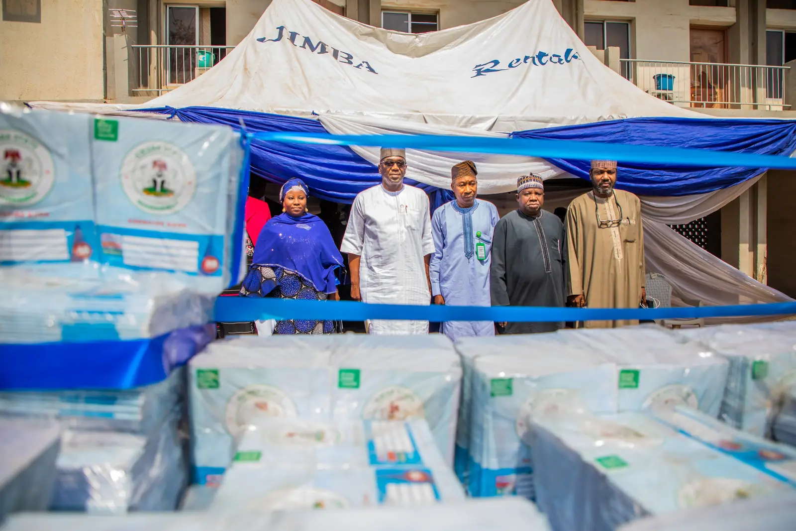Textbook donation to primary schools across the state