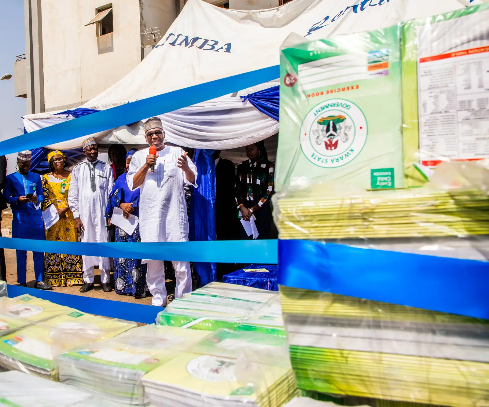 Textbook donation to primary schools across the state
